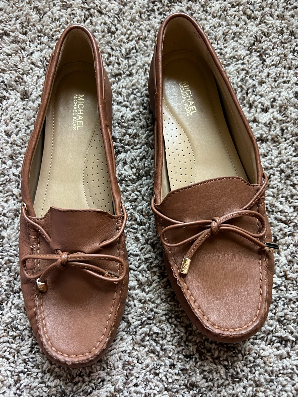 Michael Kors Women's Brown Leather loafers 7.5
